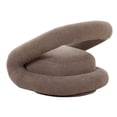 thumbnail image 4 of Divani Casa Tony - Modern Brown Fabric Swivel Accent Chair, 4 of 5