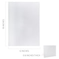 thumbnail image 5 of Darware Blank Wood Plaques (2-Pack, White, 12x16 Inch); Rectangular Wooden Signs for DIY, Crafts, 5 of 8