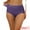 Dark Purple, variant on DARING DIVA Women's High-Waist Invisibles Underwear Breathable Panties L Black