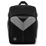 Sporty Outdoor Nylon Backpack Bag for DSLR Compact Cameras, Drones, Camcorders, Sports Action Camers, And Portable Printer Organizers (Gray)