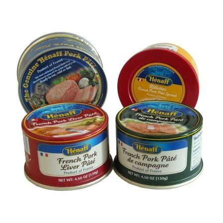 Henaff French Pate Assortment: 4 Different Pates
