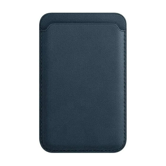 WE-POLUJ Portable Magnetic Card Sleeve for Case Back of Phone Credit Cards Holder Wallet for Men and Women