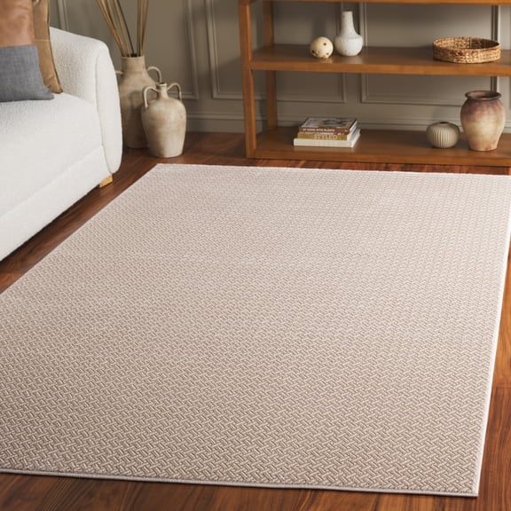 SAFAVIEH Continental Luvenia Geometric Area Rug, Ivory/Beige, 5' x 7'