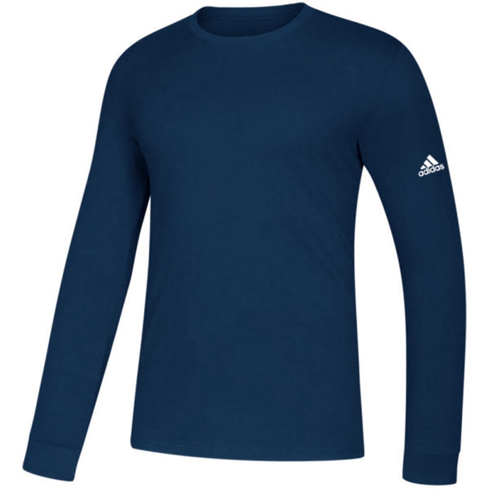 Adidas Men's Go To Performance Climalite Long Sleeve Active Tee Sport T-Shirt, Black, M