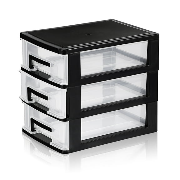 Dresser Storage Bins with Lids for Organizing Desktop Organizer Office