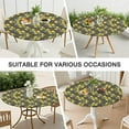 thumbnail image 6 of Summer Lemon Tablecloth Yellow Fruit Print Floral Design Cute I Love Lemons Theme for Kitchen, 6 of 6