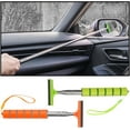 thumbnail image 1 of Yazoeia 2PCS Car Side Mirror Squeegee, Retractable Auto Rearview Mirror Wiper, All-Purpose Window Squeegee for Cleaning Shower Glass Door, Vehicle Accessories Universal for SUV Truck CJC912-116388, 1 of 6