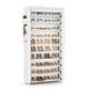 thumbnail image 1 of Zapatera alta con cubierta, organizador de zapatos de 10 niveles para 50-55 pares de zapatos y botas, estante de zapatos de gran capacidad con 8 bolsillos para clóset, entrada, cochera, 1 of 8