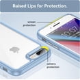 thumbnail image 4 of Case for iPhone 7 Plus 8 Plus Case Slim Dropproof [Defend from Drop/Scratch/Slip/Fingerprint] Clear Acrylic Hard Back Soft TPU Bumper Hybrid Phone Cover for iPhone 7 Plus 8 Plus-Blue, 4 of 16