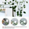 thumbnail image 3 of Clips de soporte para plantas trepadoras, 50 Uds., soporte de gancho autoadhesivo para montaje en pared para plantas trepadoras, decoración del hogar (blanco), 3 of 5