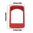 thumbnail image 3 of Protector De Silicona Funda protectora de silicona para medidor de código de bicicleta para Wahoo ELEMNT ROAM (rojo), 3 of 5