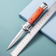 thumbnail image 5 of weibbin Outdoor Self-weapon - High Hardness Mini Folding Knife Wooden Handle Portable Survival Tool, 5 of 5