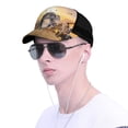 thumbnail image 4 of Disketp Vintage Wildlife Protection Print Trucker Hat Men Women - Mesh Baseball SnapBack Cap, 4 of 7