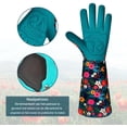 thumbnail image 3 of Guantes de jardinería para mujer, duraderos, resistentes a cortes y perforaciones, con protección para los brazos., 3 of 7