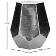 thumbnail image 3 of Safavieh Tantalum Aluminum Stool in Silver, 3 of 3