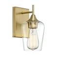 thumbnail image 4 of Elegant Octave Warm Brass Wall Sconce, 4 of 5