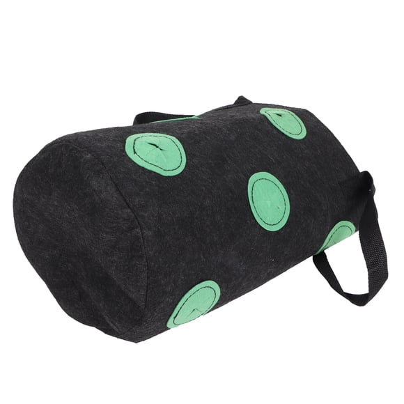 Strawberry Planting Bag, Portable Felt Planter with Handles, Easy to Fold and Store, Sturdy and Reusable, 12 Holes, 3 Gallons, Grow Strawberries, Flowers,