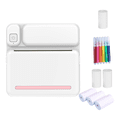thumbnail image 1 of C19 Printer Portable Thermal Printer Photo Pocket Thermal Label Printer 58mm Printing Wireless Bluetooth Android IOS, 1 of 6