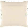 thumbnail image 3 of Surya Edwina EDA-001 20 x 20" Square Cotton Pillow Cover in Light Beige/Black, 3 of 4