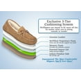 thumbnail image 2 of MySlipper Men's Size 12 Chestnut Moccasin Slippers By:MyPillow, 2 of 2