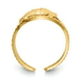 thumbnail image 2 of 14K Yellow Gold Ring Band Toe Turtle, Size 7, 2 of 5