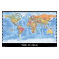 thumbnail image 1 of Map - World Wall Poster, 22.375" x 34", 1 of 4