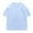 Sky Blue, variant on Maean Mens Cotton Shirts Big and Tall Short Sleeve Basic Loose Tshirts Summer Casual Tee S-5XL