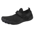 thumbnail image 5 of Modisza Water Shoes for Women Men Quick Drying Beach Walking Sneaker Hook and Loops Summer Workout Sports Shoe Black Size 36, 5 of 6