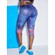 thumbnail image 4 of Talla grande Floral 3D Jean PRINT TRIMPED GEGGS Rosegal Leggings de talla grande, 4 of 5