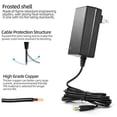 thumbnail image 5 of ANTOBLE Cable de alimentación adaptador para tocadiscos portátil Crosley Cruiser CR8005A CR8005A-BK CR8005A-TU CR8005C CR89 CR221 reemplaza RHD35-0900400 cargador de CA clase 2 fuente de alimentación, 5 of 5