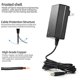 thumbnail image 5 of ANTOBLE Cable de alimentación adaptador para tocadiscos portátil Crosley Cruiser CR8005A CR8005A-BK CR8005A-TU CR8005C CR89 CR221 reemplaza RHD35-0900400 cargador de CA clase 2 fuente de alimentación, 5 of 5
