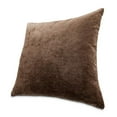 thumbnail image 2 of MICHAEL AMINI The Smith 20x20" Square Chenille Accent Pillow Chocolate Set of 2, 2 of 4