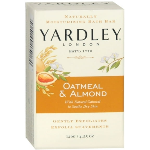 Yardley Oatmeal & Almond Bath Bar, 4.25 oz