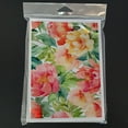 thumbnail image 3 of Indiana Peonies in Watercolor Greeting Cards and Envelopes Pack of 8 7 in x 5 in, 3 of 3