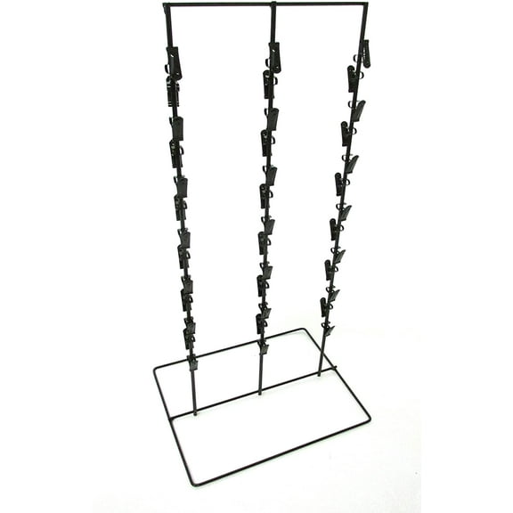"1 New (Black) 3 Round Strip 6"" Apart 39 Chip Counter Potato Chip Display Rack"