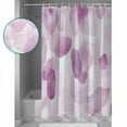 thumbnail image 3 of Extra Long Shower Curtain 72x96 Inch, Pink Gradient Shower Curtain Waterproof Bathroom Decor Tie Dye Abstract Boho Painting Art Fabric Bath Curtain Set Accessories with Hooks, 3 of 6