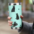 thumbnail image 4 of Cat Tumbler Stainless Steel Insulated Travel Coffee Cups with Lid and Straw,Ideal Gift for Cat Dad/Mom, 4 of 6