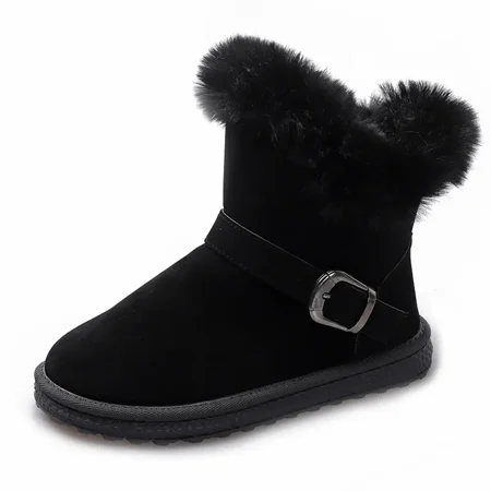 

Women‘s Winter Snow Boots Winter Thermal Ankle Boots Faux Fur Trim Short Boots Women‘s Footwear