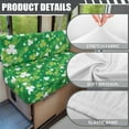 thumbnail image 6 of FOR U DESIGNS Green Shamrock Print 2 Pcs RV Dinette Cushion Covers Non-Slip Sofa Furniture Protector Comfortable 2 Seat Sofa Chair Cover Sofa Slipover for Travel Trailer Couch, 6 of 7