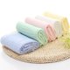 thumbnail image 3 of Toalla de baño para bebé de gasa de 6 capas de color liso, manta de seersucker suave y absorbente de 105 x 105 para bebé, 3 of 6