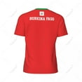 thumbnail image 3 of Exclusive design Burkina Faso Flag Grain 3D Printed Men For Running Bike Soccer Tennis Fitness Sports tshirt Mesh Fans T-shirt, 3 of 8