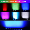 thumbnail image 2 of 8 LED RGBW 4IN1 Wall Wash Lamp DJ Disco Par Stage Light Effect for Dance Bar Holiday Decorate(EU Plug), 2 of 5