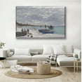 thumbnail image 2 of Cuadro Canva Listo Para Colgar Tipo Galería La Playa Sainte Adresse Claude Monet 60X90 cm Pixtreats, 2 of 4