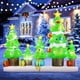 thumbnail image 2 of Traje de árbol Inflable navideño DomKom 2,7m Decorado al Aire Libre con Cajas de Regalo Luces LED, 2 of 5