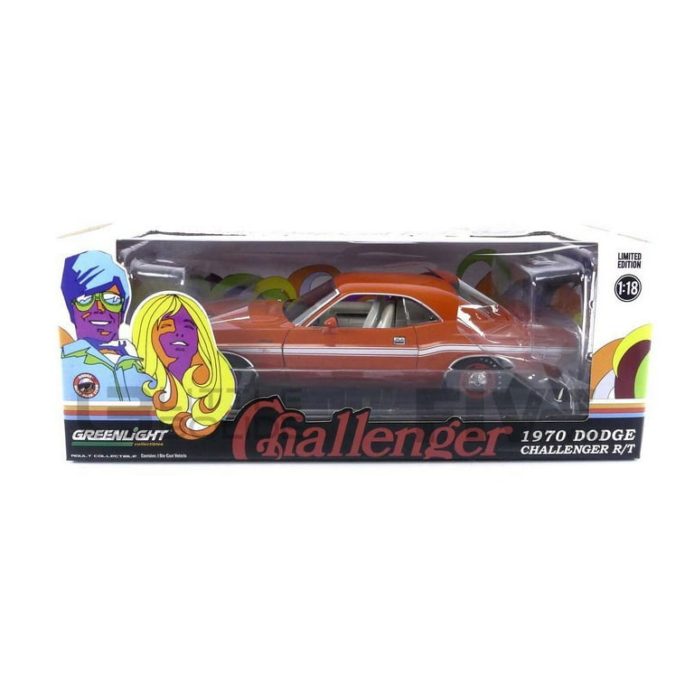 Greenlight 13630 1970 Dodge Challenger R-T Go Mango Orange Greenlight 13630 1970 Dodge Challenger R-T Go Mango Orange