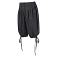 thumbnail image 5 of PIMSSY Men Shorts Casual Shorts Lace Up Pantaloons For Performance Solid Color Summer Outdoor Fashion Male Boho Bottoms, 5 of 6