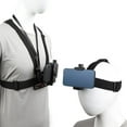 Mobile Phone Chest Strap Harness Mount Head Strap Holder Kit For VLOG