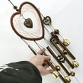 thumbnail image 5 of Wovilon Heart Wind Chime for Outdoor, Large Metal Windchimes Dream-Catcher for Outside, 5 of 9