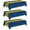 Blue and Gold, variant on QIANJI 3 Pack Black and Gold Tablecloths for Events,54"x108" Plastic Table Cloths for Rectangle Tables,Disposable Party Table Covers for New Years Eve Decorations 2026,Holiday Birthday Wedding Dining