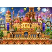 Brain Tree - Castle Festival - Pearl Series - 1000 Piece Puzzles for for Adults and Kids 12+ Unique Puzzles for Adults and Kids 1000 Pieces and Droplet Technology for Anti Glare & Soft Touch